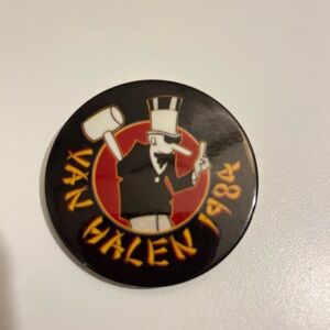 Van Halen 1984 Button